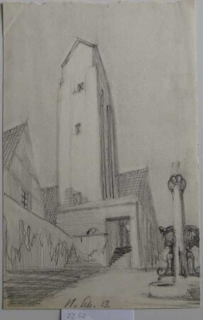 [Gebäude mit Turm]