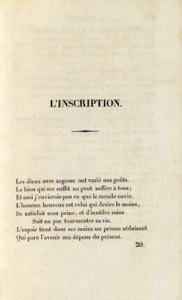 L'inscription