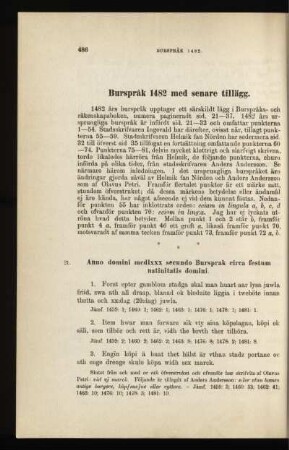 Burspråk 1482.
