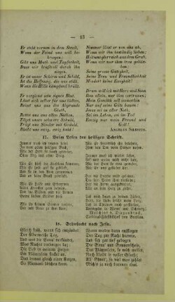 17. Beim Lesen der heiligen Schrift