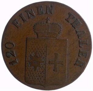 Münze, 3 Pfennig, 1842