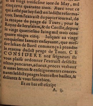 Les Coutumes de Chalons, qui ... passent ... par Saumeur