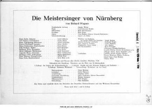 Die Meistersinger von Nürnberg