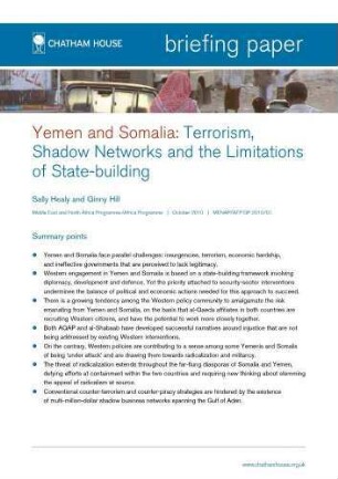 Yemen and Somalia : terrorism, shadow networks and the limitations of state-building