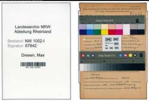 Entnazifizierung Max Dresen , geb. 13.08.1887 (Polier)