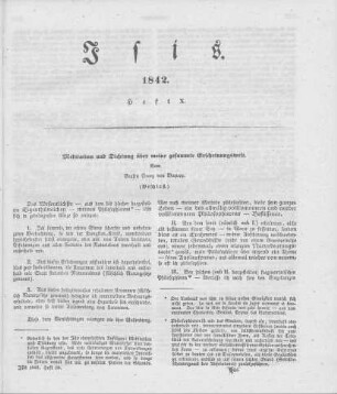 Meditation und Dichtung über meine gesammte Erscheinungswelt / vom Grafen Georg von Buquoy