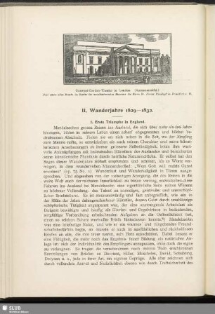 II. Wanderjahre 1829-1832