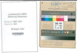 Entnazifizierung Karl Brubach , geb. 03.02.1913 (Zollbeamter)