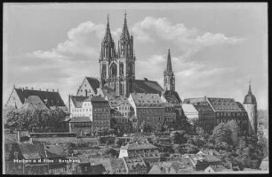 Meißen. Burgberg mit Albrechtsburg und Dom