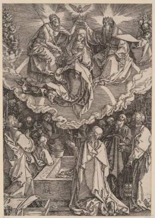 Marienleben, Blatt 19: Mariä Himmelfahrt und Krönung