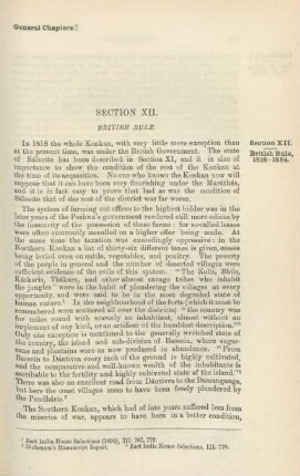 Section XII. British rule