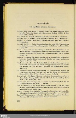 Verzeichnis der abgekürzt zitierten Literatur
