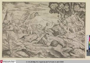 [David coupant la téte à Goliath; David enthauptet Goliath]