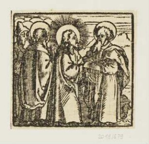 Christus mit Aposteln, aus: "Szenen aus der Bibel"