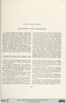 Krakowska ikona mozaikowa