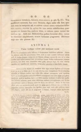 Axioma I. Variae Lectiones veritati fidei neutiquam nocent.