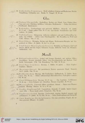Metall (Nr. 45-63)