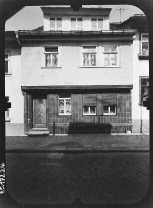 Erfurt-Altstadt, Glockenquergasse 18. Wohnhaus. Straßenfront