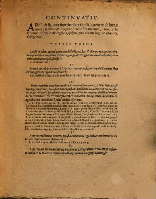 Theses de legibus SC. et longa consuetudine