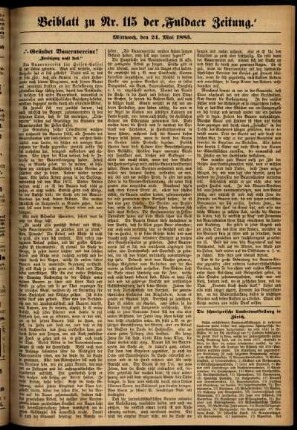 Ausgabe vom Mittwoch, den 23. Mai 1883.