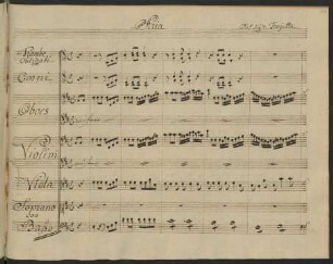 Erifile. Auszüge; S, orch; D-Dur; RieT 42.20