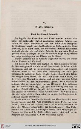 Klassizismus