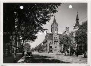 Potsdam, Babelsberg, Rathaus und Lindenstraße