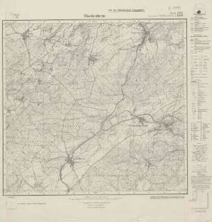 5505 (alte Nr.: 3209) Blankenheim, Meßtischblatt (4cm - Karte)