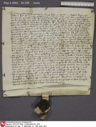 1467 Juni 15 Revers des Hartwig Töbing für das Kloster zu Buxtehude wegen einiger ihm von demselben verliehener Sülzgüter in Lüneburg.