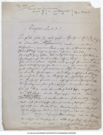 Brief von Reinhold Grundemann an Justus Perthes' Geographische Anstalt <Gotha> : 15.07.1870