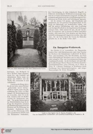 12: Ein Hausgarten-Wettbewerb
