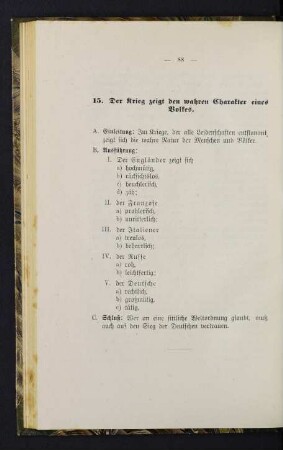 88-97, 15. Der Krieg zeigt den wahren Charakter eines Volkes