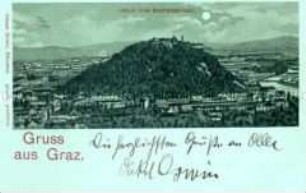 Ansicht von Graz, vom Rainerkogel aus