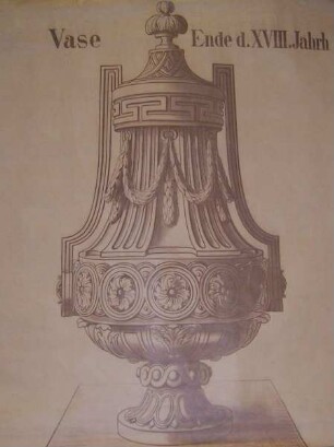 Ornament Vase - Ende des XVIII. Jahrhunderts