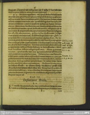 Cap. III [II]. Definitionis Realis