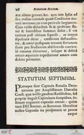 Statutum Septimum