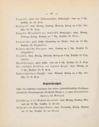 26-29, Rechtswissenschaft