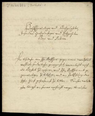 Brief von Salomon Berthold an Friedrich Lucae