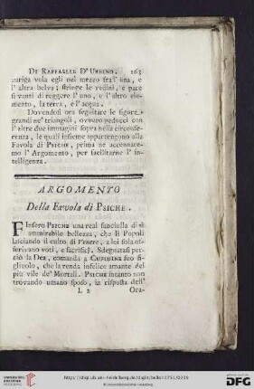 Argomento della Favola di Psiche