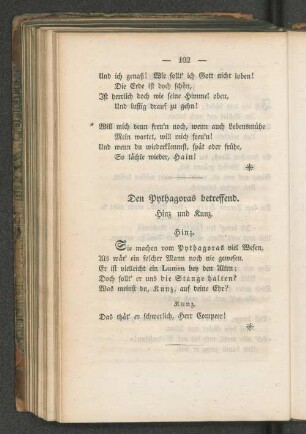 Den Pythagoras betreffend.