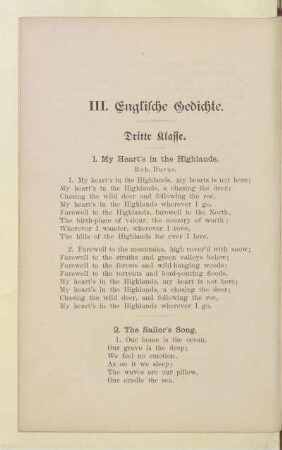 Dritte Klasse