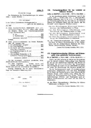 Hinterbliebenenbezüge (Witwen- und Waisengeld) eines gefallenen Studienassessors : [Amtliche Erlasse] ; [Amtlicher Teil]