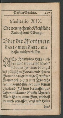 Meditatio XIX.