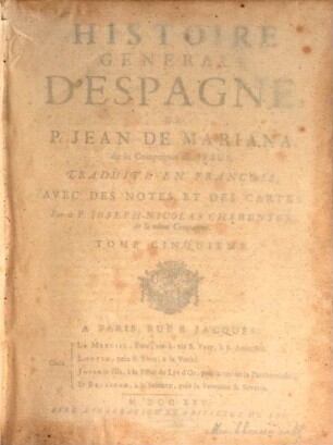 Histoire Générale D'Espagne, 5