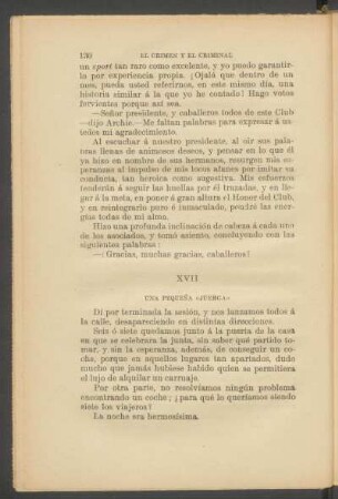 XVII - Una pequeña "juerga"