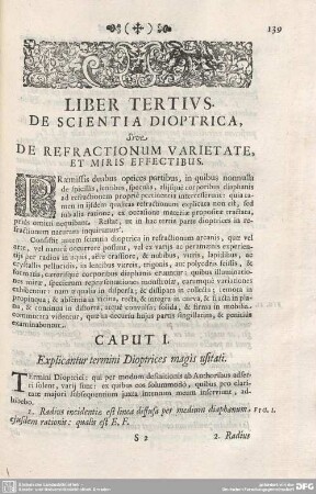 LIBER TERTIUS. DE SCIENTIA DIOPTRICA.
