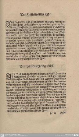 Der Hüttenreutter Eidt.