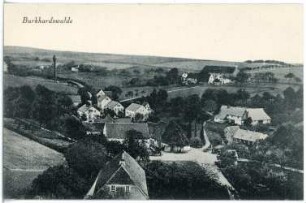 Burkhardtswalde. Blick auf Burkhardswalde
