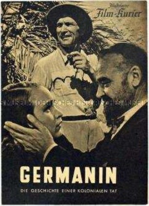 Filmzeitschrift zu dem deutschen Spielfilm "Germanin"