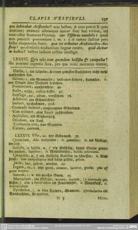 LXXXVI. Quis usus erat quondam ballistae & catapultae?